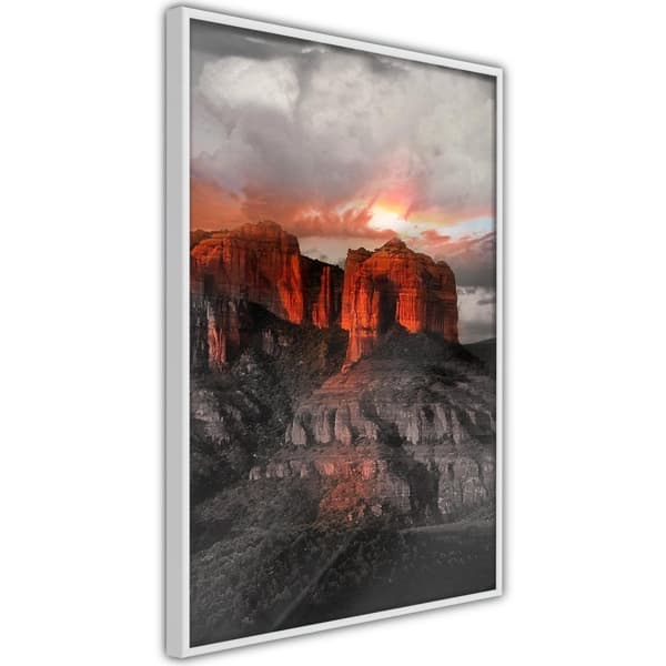 Inramad Poster / Tavla - Power of Nature