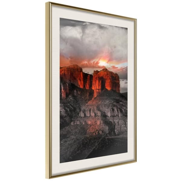 Inramad Poster / Tavla - Power of Nature