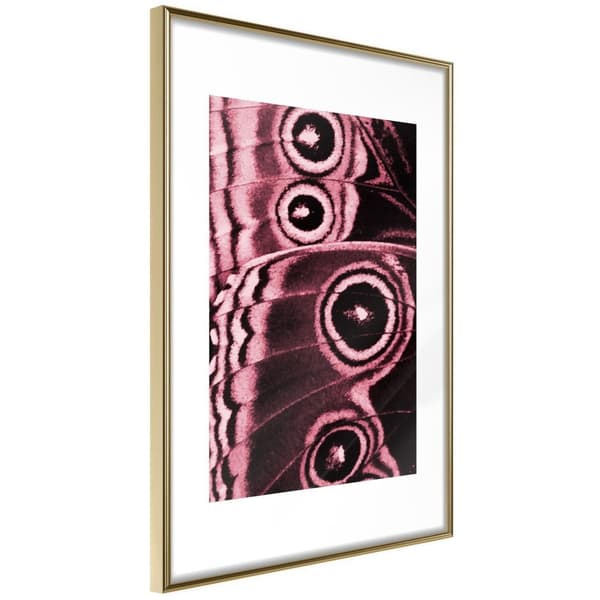 Inramad Poster / Tavla - Butterfly Wings