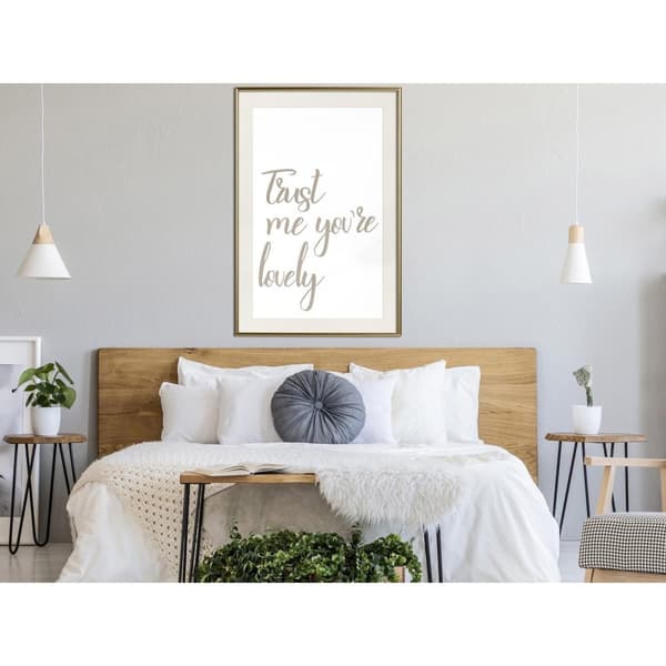 Inramad Poster / Tavla - Compliment