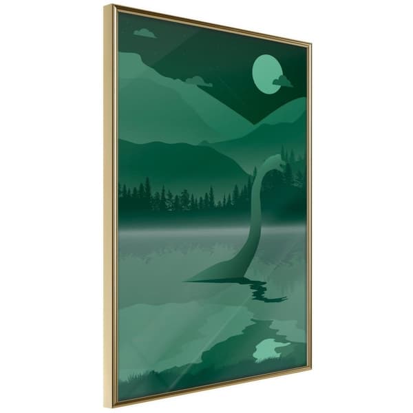 Inramad Poster / Tavla - Loch Ness [Poster]