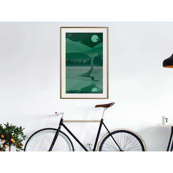 Inramad Poster / Tavla - Loch Ness [Poster]