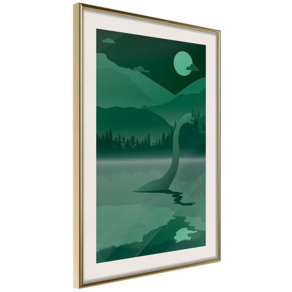 Inramad Poster / Tavla - Loch Ness [Poster]
