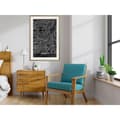 Miniatyrbild 7 av 11: Inramad Poster / Tavla - City Map: Munich (Dark)