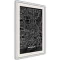 Miniatyrbild 1 av 11: Inramad Poster / Tavla - City Map: Munich (Dark)