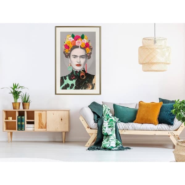 Inramad Poster / Tavla - Charismatic Frida