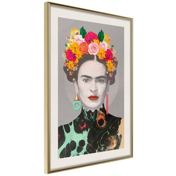Inramad Poster / Tavla - Charismatic Frida