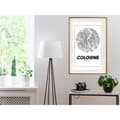 Miniatyrbild 7 av 11: Inramad Poster / Tavla - City Map: Cologne (Round)
