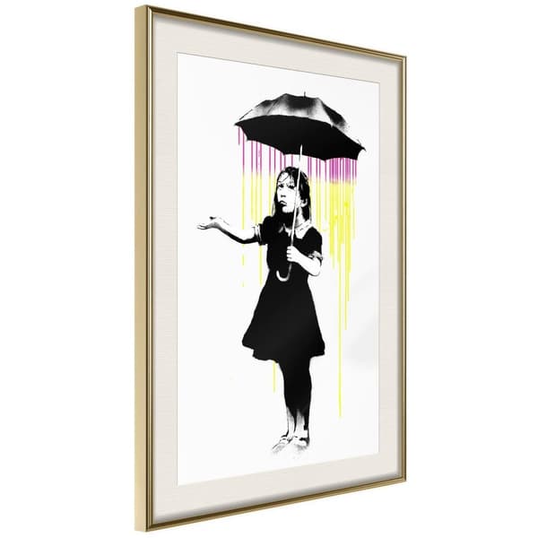 Inramad Poster / Tavla - Banksy: Nola