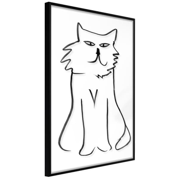 Inramad Poster / Tavla - Hungry for Attention