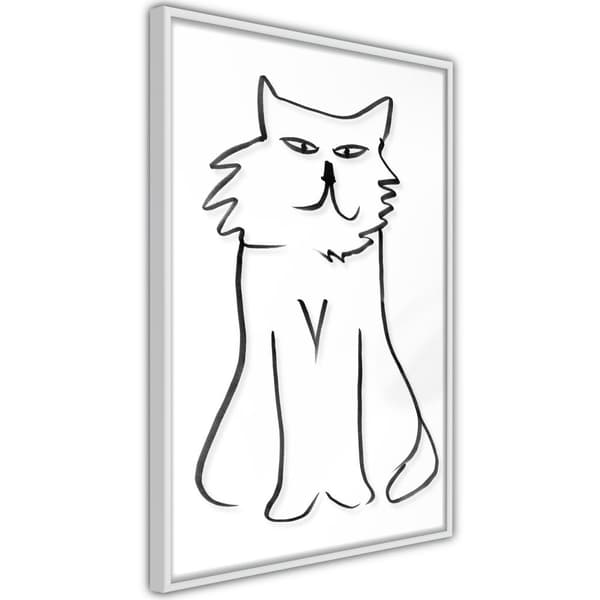 Inramad Poster / Tavla - Hungry for Attention