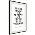 Miniatyrbild 4 av 11: Inramad Poster / Tavla - Beginning of the Beauty