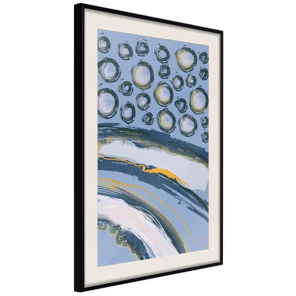Inramad Poster / Tavla - Rain on the Highway
