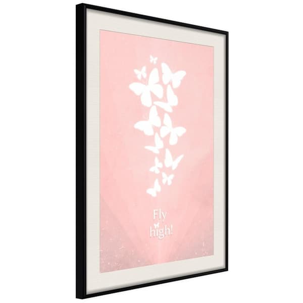 Inramad Poster / Tavla - Butterfly Dream