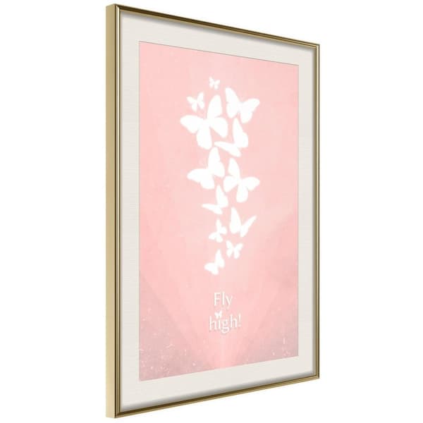 Inramad Poster / Tavla - Butterfly Dream