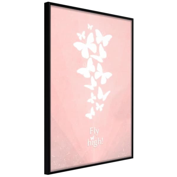 Inramad Poster / Tavla - Butterfly Dream
