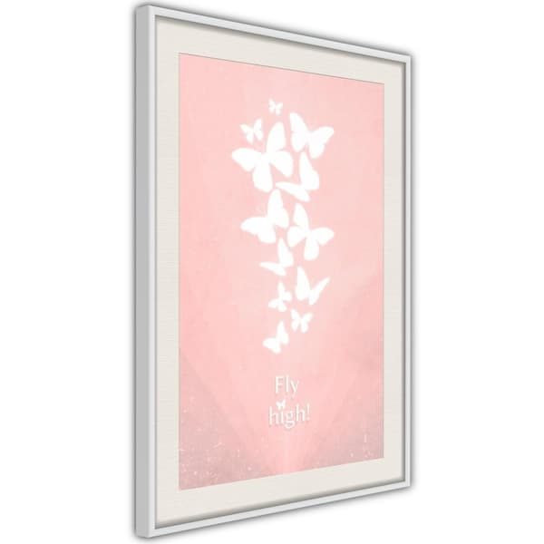 Inramad Poster / Tavla - Butterfly Dream