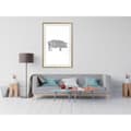 Miniatyrbild 8 av 11: Inramad Poster / Tavla - Curly Pig
