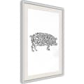 Miniatyrbild 1 av 11: Inramad Poster / Tavla - Curly Pig