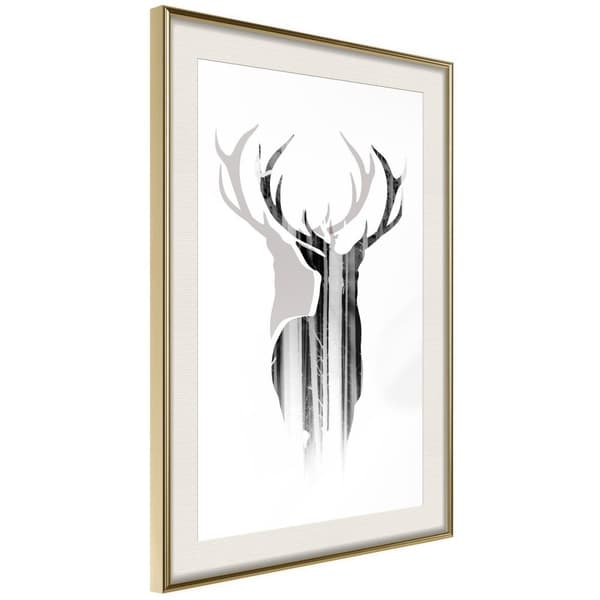 Inramad Poster / Tavla - Guardian of the Forest