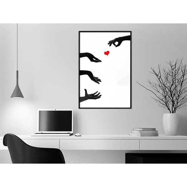 Inramad Poster / Tavla - Playing With Love