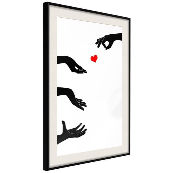 Inramad Poster / Tavla - Playing With Love
