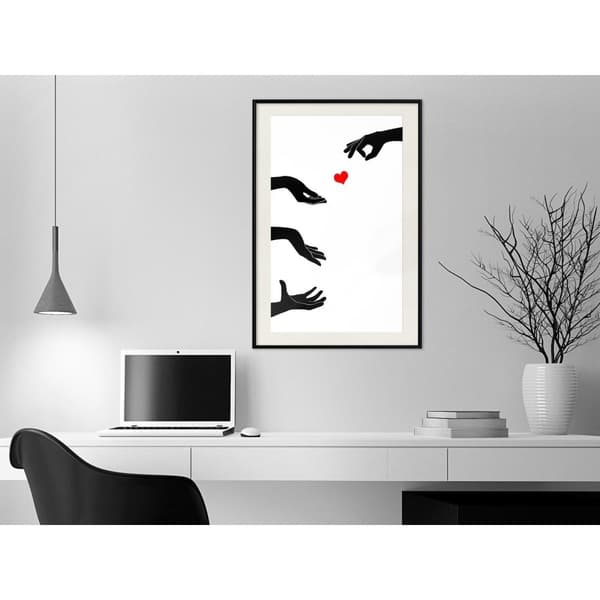 Inramad Poster / Tavla - Playing With Love