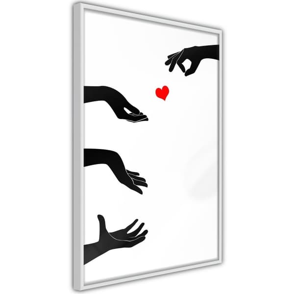 Inramad Poster / Tavla - Playing With Love