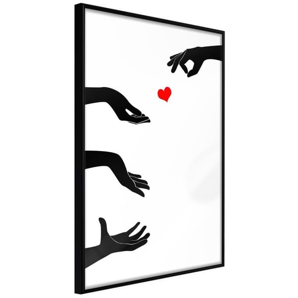 Inramad Poster / Tavla - Playing With Love