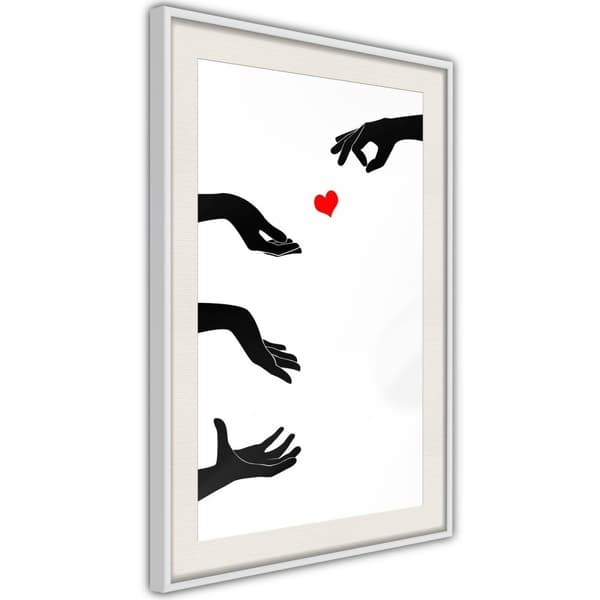 Inramad Poster / Tavla - Playing With Love