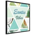 Miniatyrbild 1 av 11: Inramad Poster / Tavla - Tropical Mosaic (Square)
