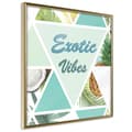 Miniatyrbild 1 av 11: Inramad Poster / Tavla - Tropical Mosaic (Square)