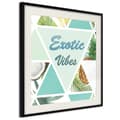 Miniatyrbild 1 av 11: Inramad Poster / Tavla - Tropical Mosaic (Square)