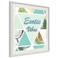 Miniatyrbild 10 av 11: Inramad Poster / Tavla - Tropical Mosaic (Square)
