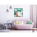 Miniatyrbild 2 av 11: Inramad Poster / Tavla - Tropical Mosaic with Coconut (Square)