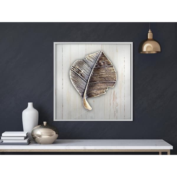 Inramad Poster / Tavla - Metal Leaf