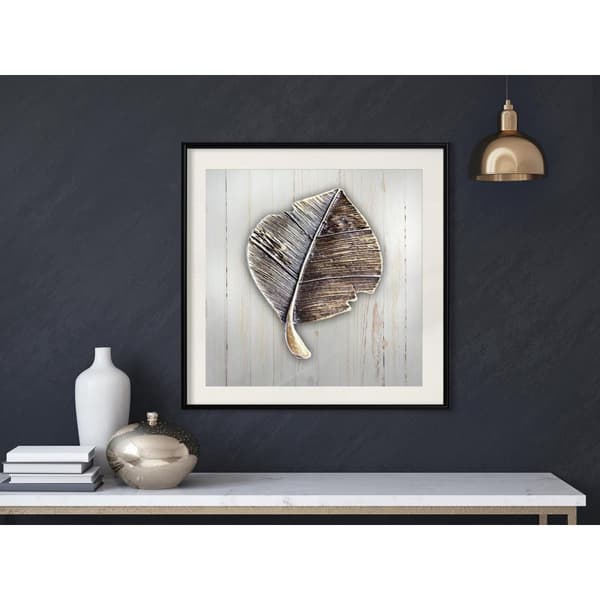 Inramad Poster / Tavla - Metal Leaf