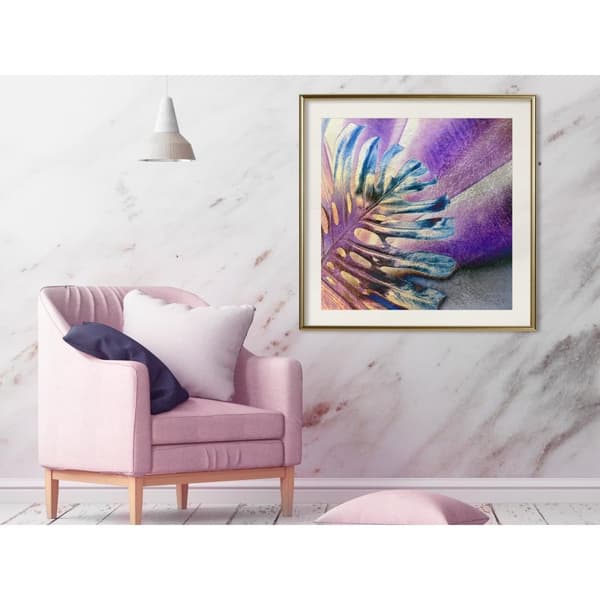 Inramad Poster / Tavla - Multicoloured Leaf
