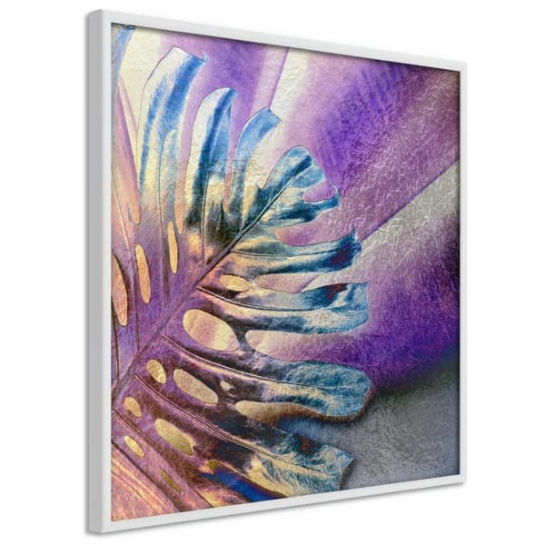 Inramad Poster / Tavla - Multicoloured Leaf