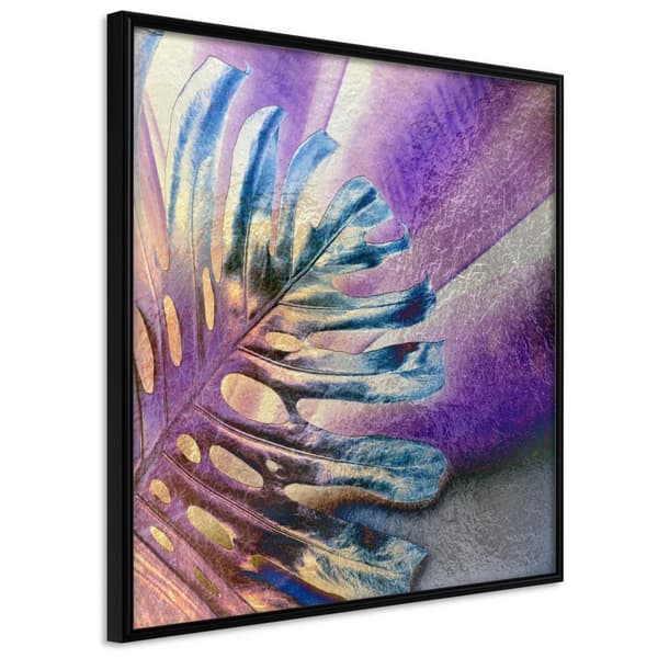 Inramad Poster / Tavla - Multicoloured Leaf