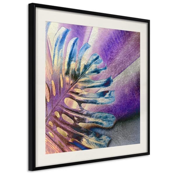 Inramad Poster / Tavla - Multicoloured Leaf