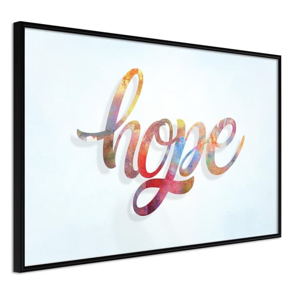 Inramad Poster / Tavla - Colourful Hope