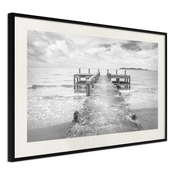 Inramad Poster / Tavla - Old Pier