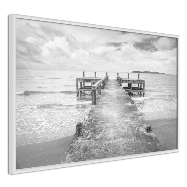 Inramad Poster / Tavla - Old Pier