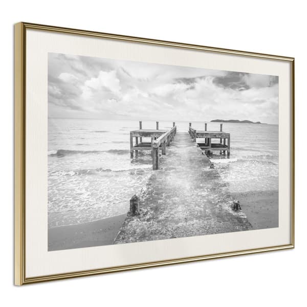 Inramad Poster / Tavla - Old Pier