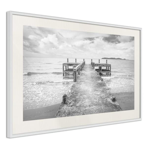 Inramad Poster / Tavla - Old Pier