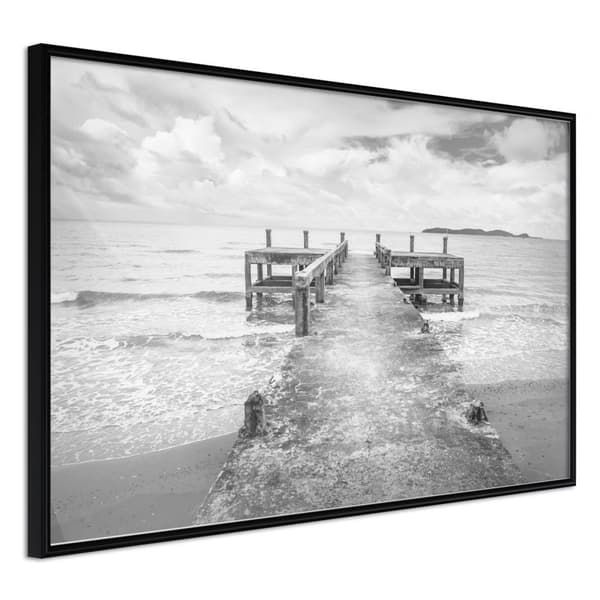 Inramad Poster / Tavla - Old Pier