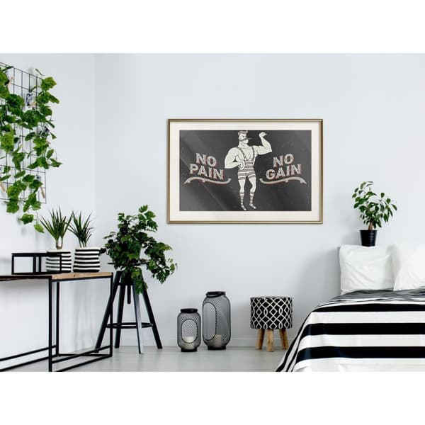 Inramad Poster / Tavla - Athlete