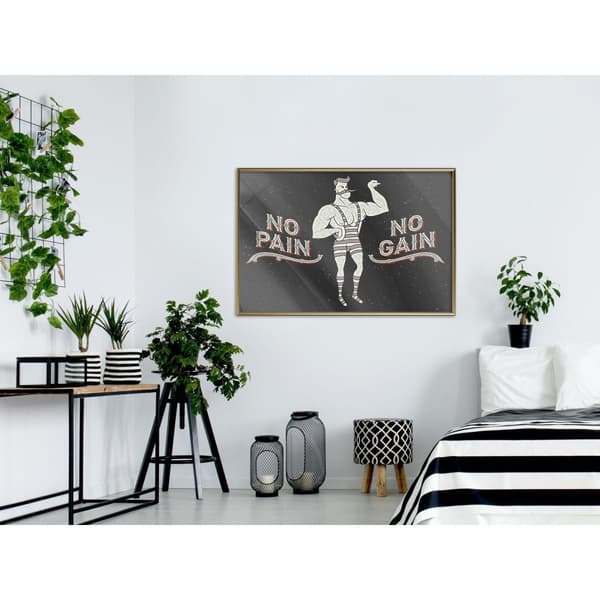 Inramad Poster / Tavla - Athlete