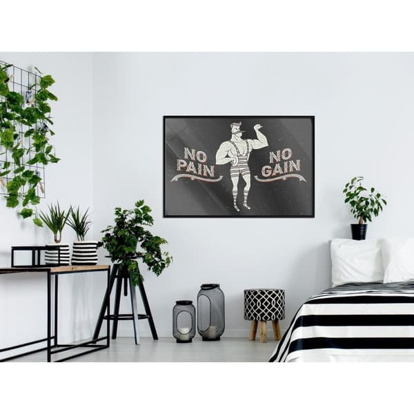 Inramad Poster / Tavla - Athlete
